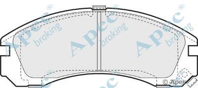 APEC BRAKING pad781 -  Комплект тормозных колодок, дисковый тормоз